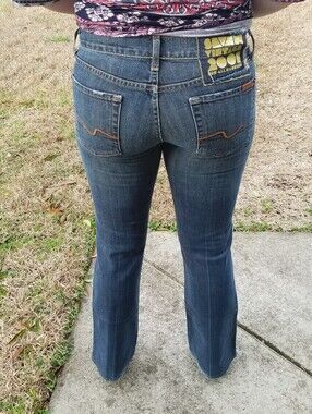 7 For All Mankind Flare Leg Jeans Vintage 2001